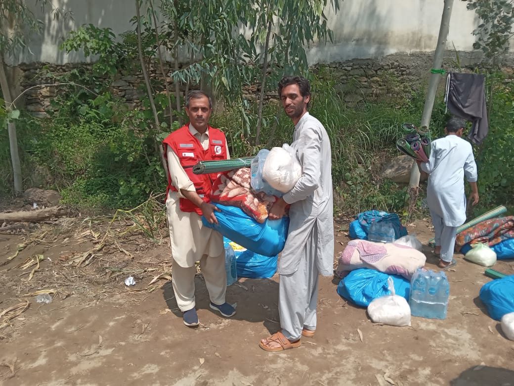 PRCS KP Conducts Relief Distribution in Swabi with Support of Alkhair Welfare Organization