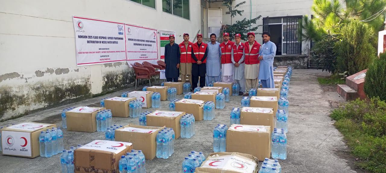 PRCS Shangla, in Collaboration with Turkish Red Crescent, Distributes Food and Water to Flood-Affected Families