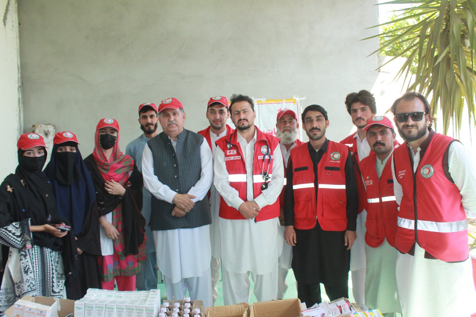 Chairman PRCS KP Visits Mobile Health Unit and Medical Camp in Flood-Affected Areas of Buner