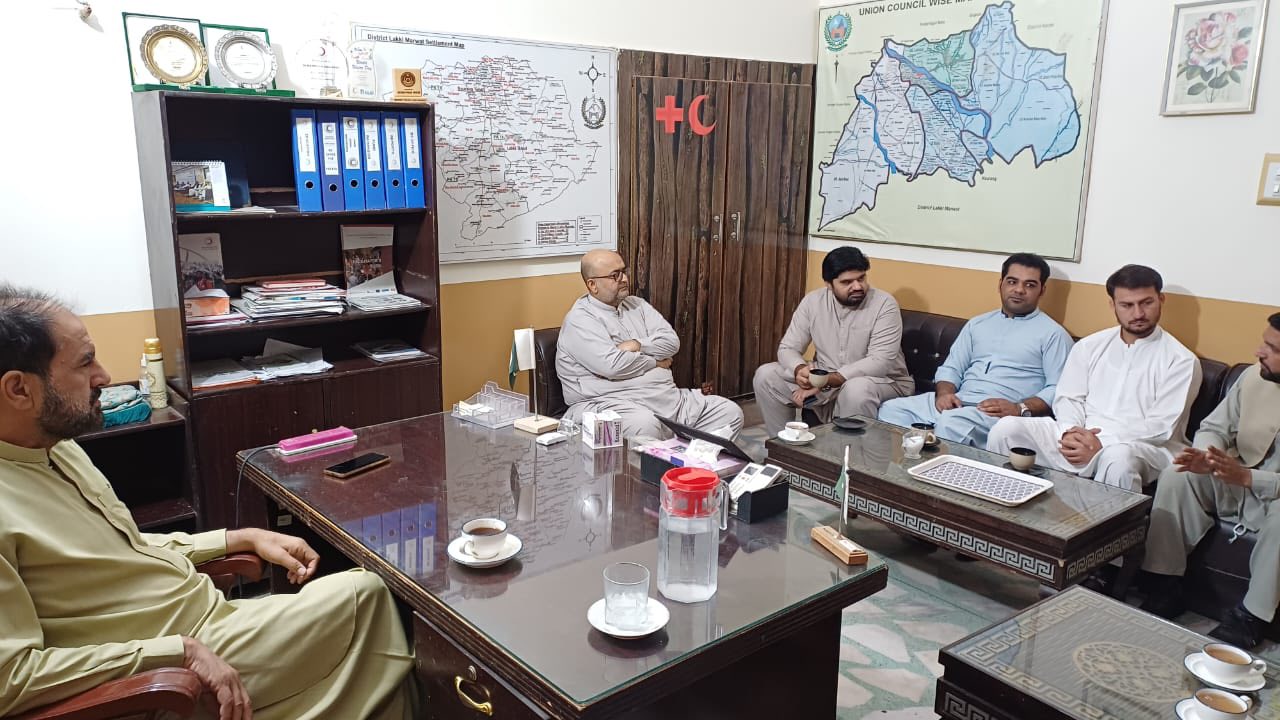 ICRC Delegation Visits PRCS Bannu Branch to Review Ongoing Activities