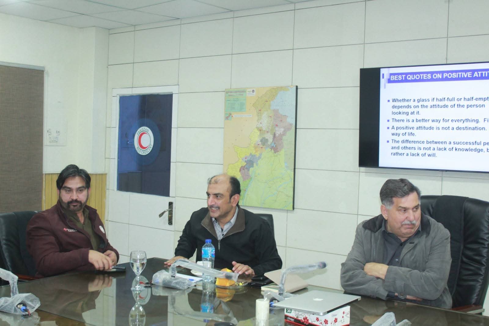 Two-Day Meeting of District Secretaries Continues Under the Chairmanship of PRCS KP Chairman