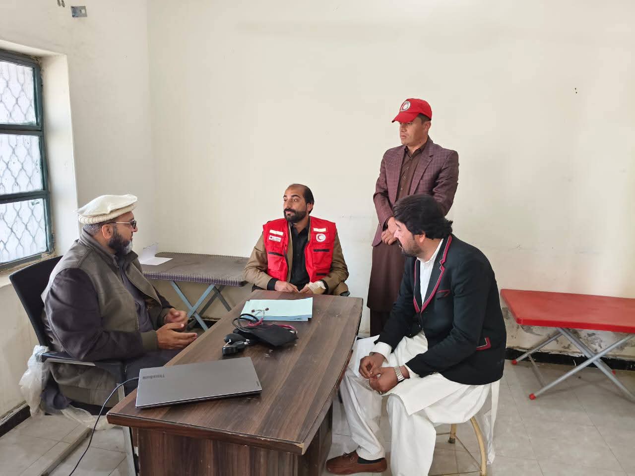 Dir Lower: Mr. Akram Shah Visits PRCS Dir Lower Office, Assures Full Support for Humanitarian Initiatives