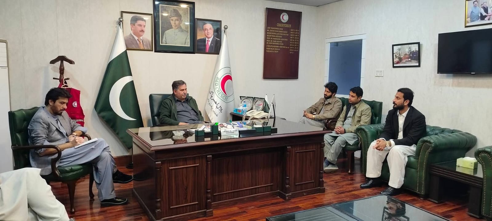 Peshawar: PRCS Reviews Progress of Routine Immunization Project at Provincial Headquarters
