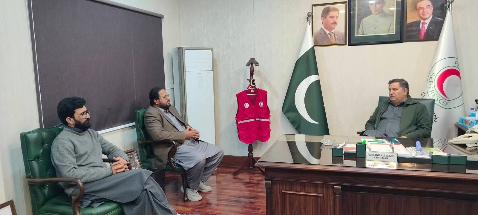 Strengthening Partnerships for Humanitarian Impact: EFU Takaful Delegation Meets Chairman Red Crescent KP