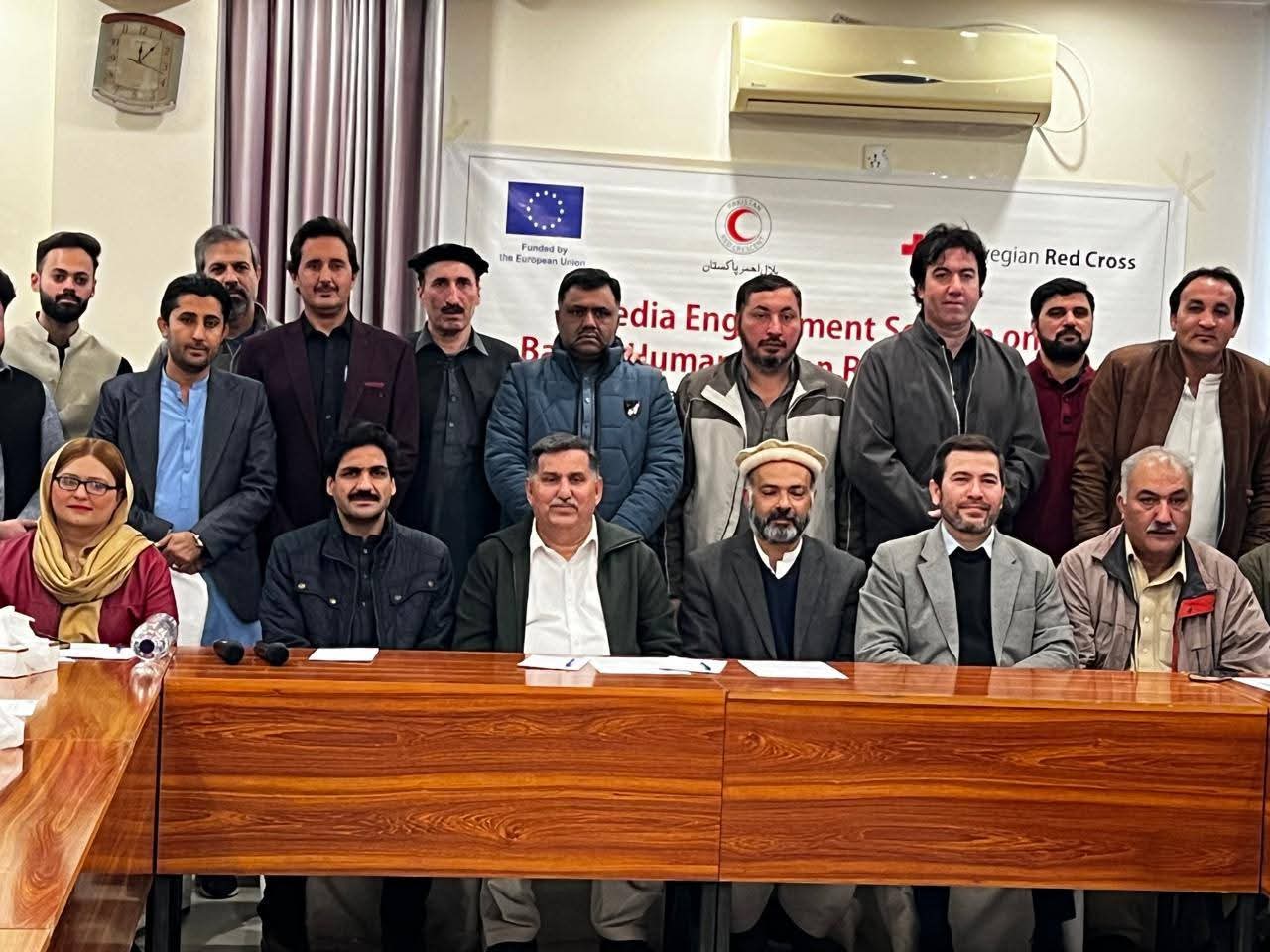 Chairman PRCS KP Addresses Media Outreach Session on Bajaur Humanitarian Response Project