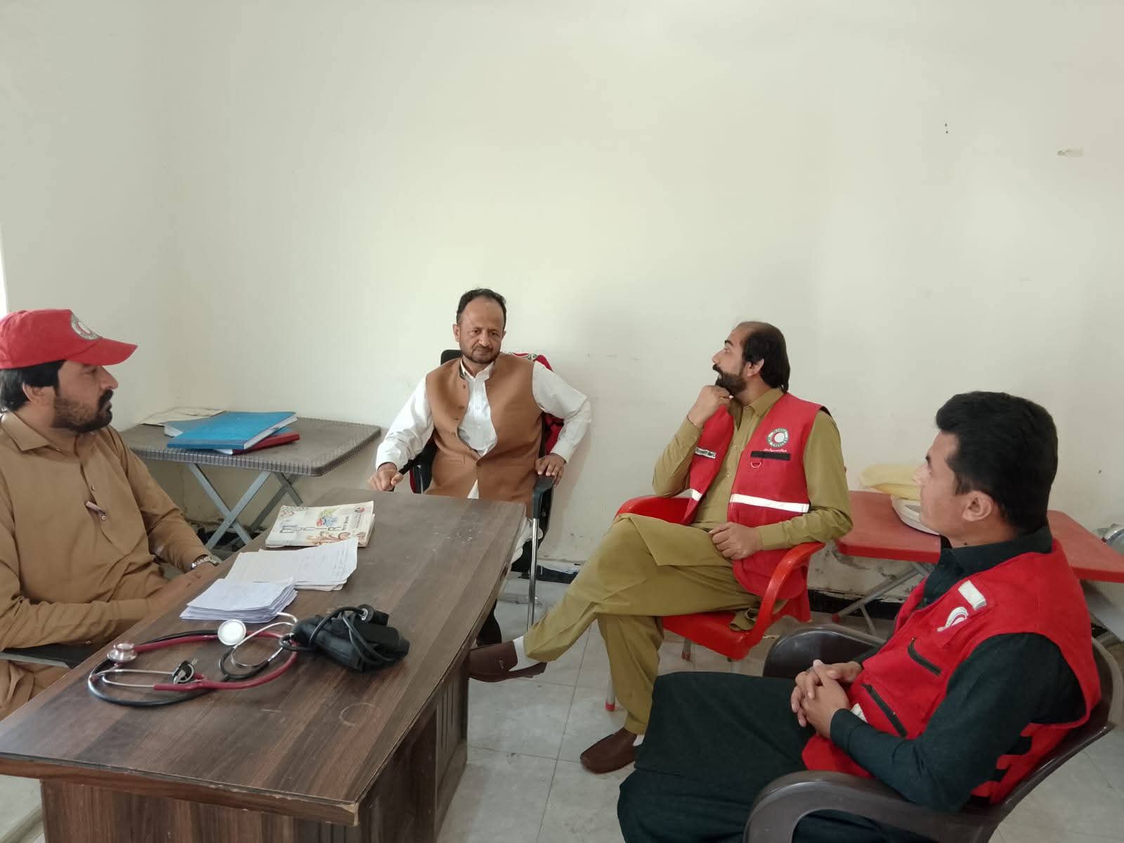 District Tank Administration Appreciates PRCS Services During Visit to BHU Garah Baloch